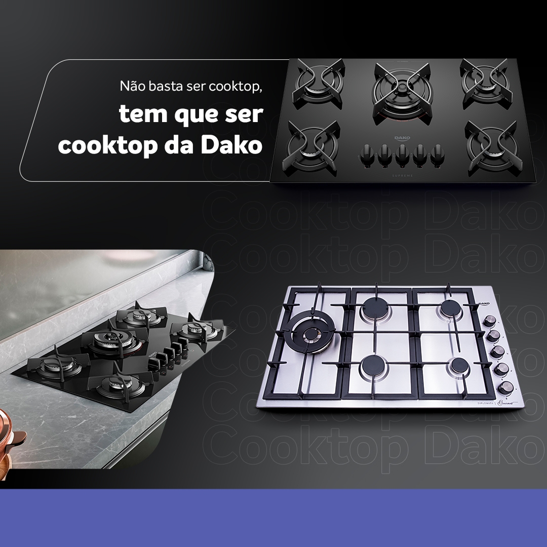 Cooktop a Gás 5 Bocas