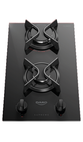 Cooktop 2 Bocas com Mesa de Vidro Dako Supreme Bivolt