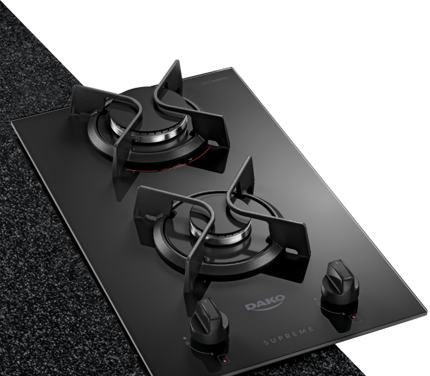 Cooktop 2 Bocas com Mesa de Vidro Dako Supreme Bivolt